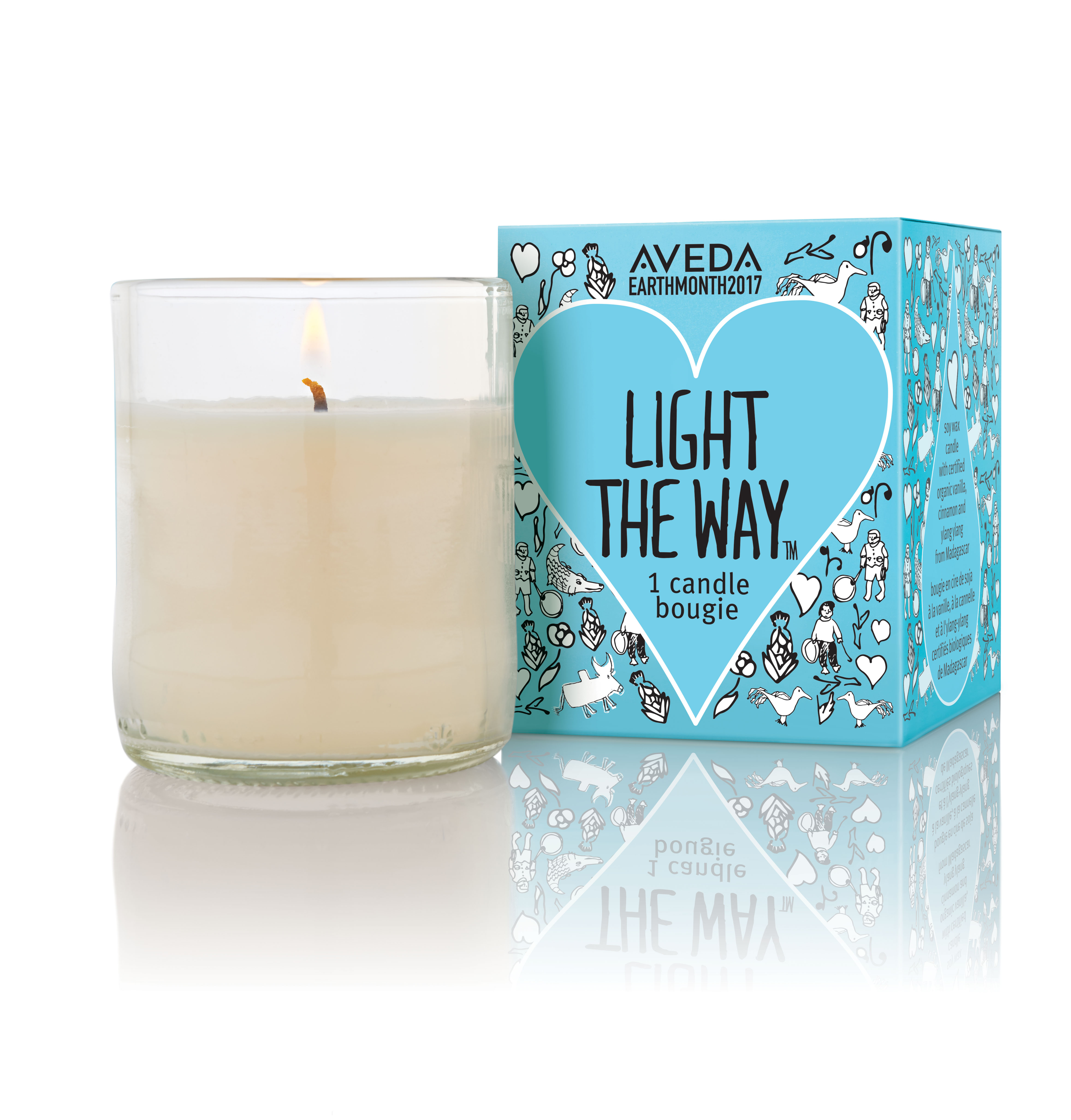 Aveda Earth Month candle